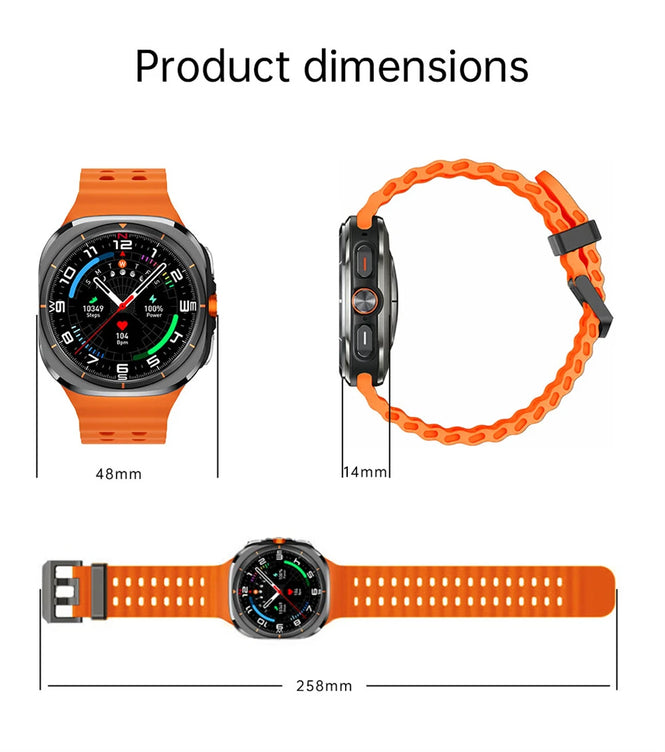 U8 Ultra IOS Android 9.0 Smart Watch Men 4G 5G SIM Card WiFi NFC GPS Compass 32GB Smartwatch Rotating Camera Sport Watch 7 Ultra